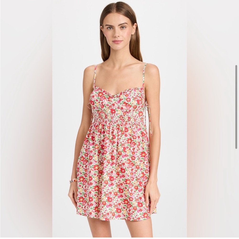 NWT! For love and lemons Auden midi dress with straps small